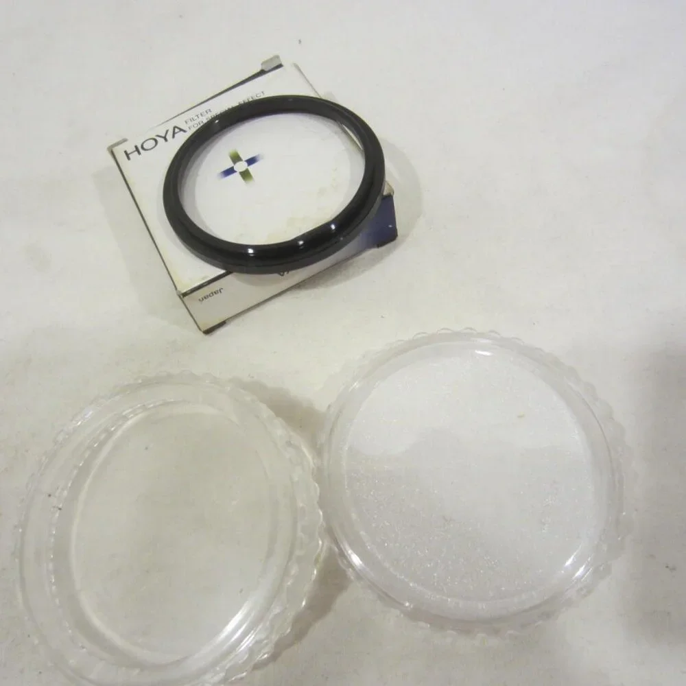 HOYA step up filter 49mm-52mm & plastic filter cases
